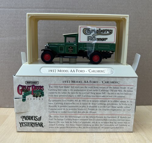 MATCHBOX GREAT BEERS OF THE WORLD YGB05 1932 MODEL AA FORD - CARLSBERG - Picture 2 of 3