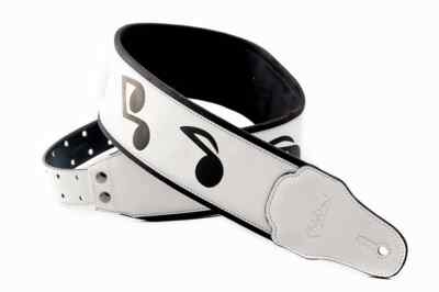 Right On Straps Legend SRV Stevie Ray Vaughan White High Quality Guitar Strap