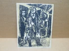 NATHALIE CHABRIER Lithograph Greeting Card Signature Autograph 1969