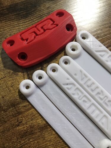 Arrma Granite Parts - Body Roof Protector Skid Plates White & Red Voltage BLX - 第 3/12 張圖片
