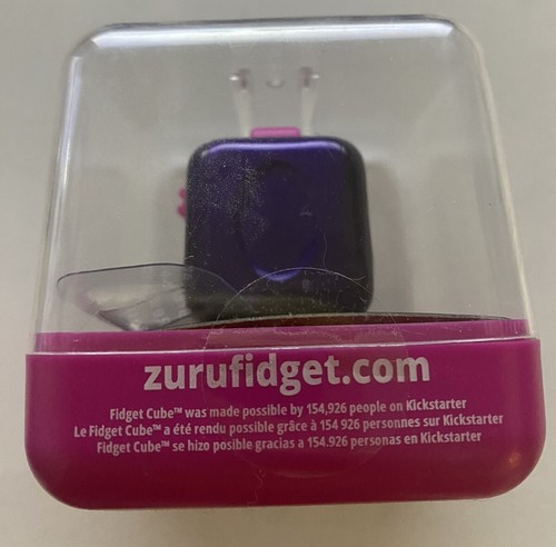 Fidget Cube Purple & Pink Roll Click Glide Flip Breath ZURU NEW - Picture 3 of 6