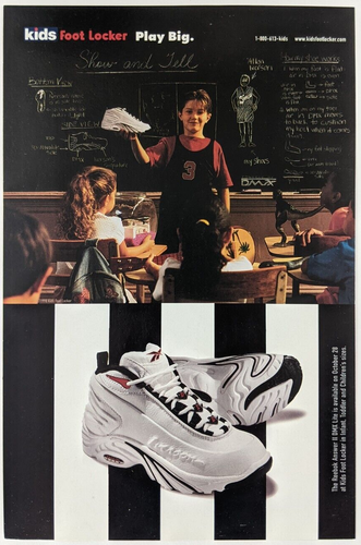 Foot Locker Allen Iverson DMX Lite Bug's Life Print Ad Poster Art PROMO  Original | eBay