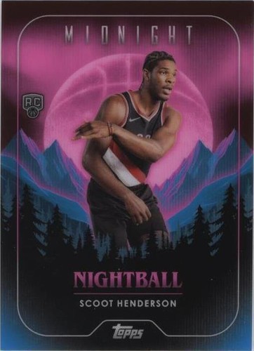 SCOOT HENDERSON 2022-23 Leaf Basketball BLUE Autograph AUTO - Only