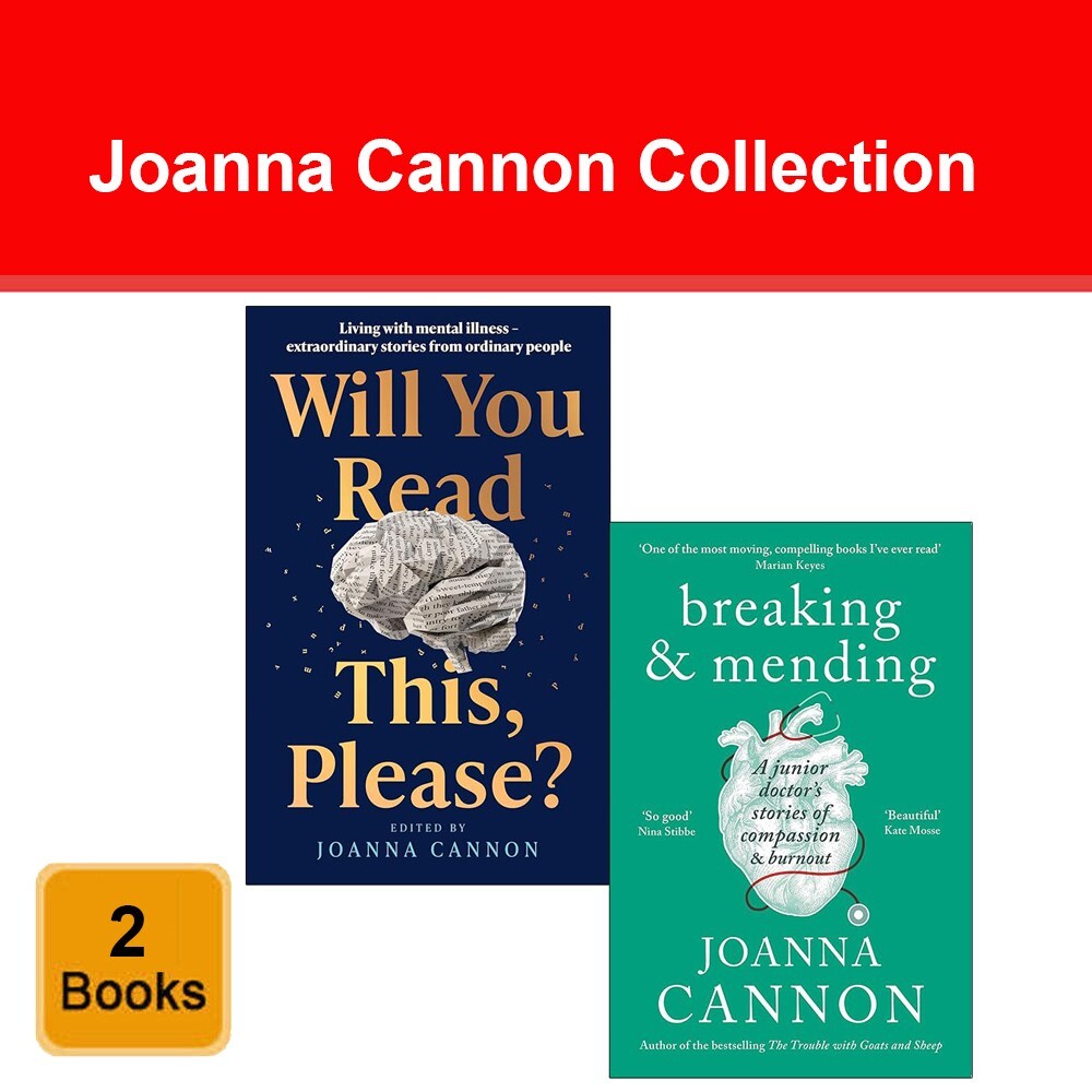 Joanna Cannon Collection 2 Books Breaking and Mending, Will You Read This Please