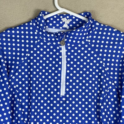 Tzu Tzu Veste Puffer Femme Rose Taille S - 1/4 Zip Manches Volantes - Golf/Tennis