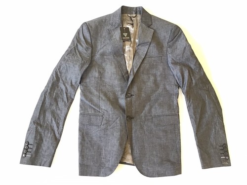 Guess By Marciano Para Hombre Formales Blazer Slim Fit en Gris Tamaño  EU-44/US-34 | eBay