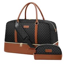 Groß Wasserdicht Handgepäck Tasche Weekend Travel Duffle Bag mit Kosmetiktasche