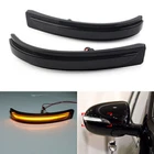 Pair Flowing LED Rearview Mirror Dynamic Turn Signal Light For Kia Sorento 16-20