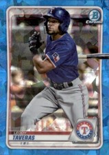 2020 BOWMAN CHROME SAPPHIRE EDITION - LEODY TAVERAS TEXAS RANGERS #BCP-127