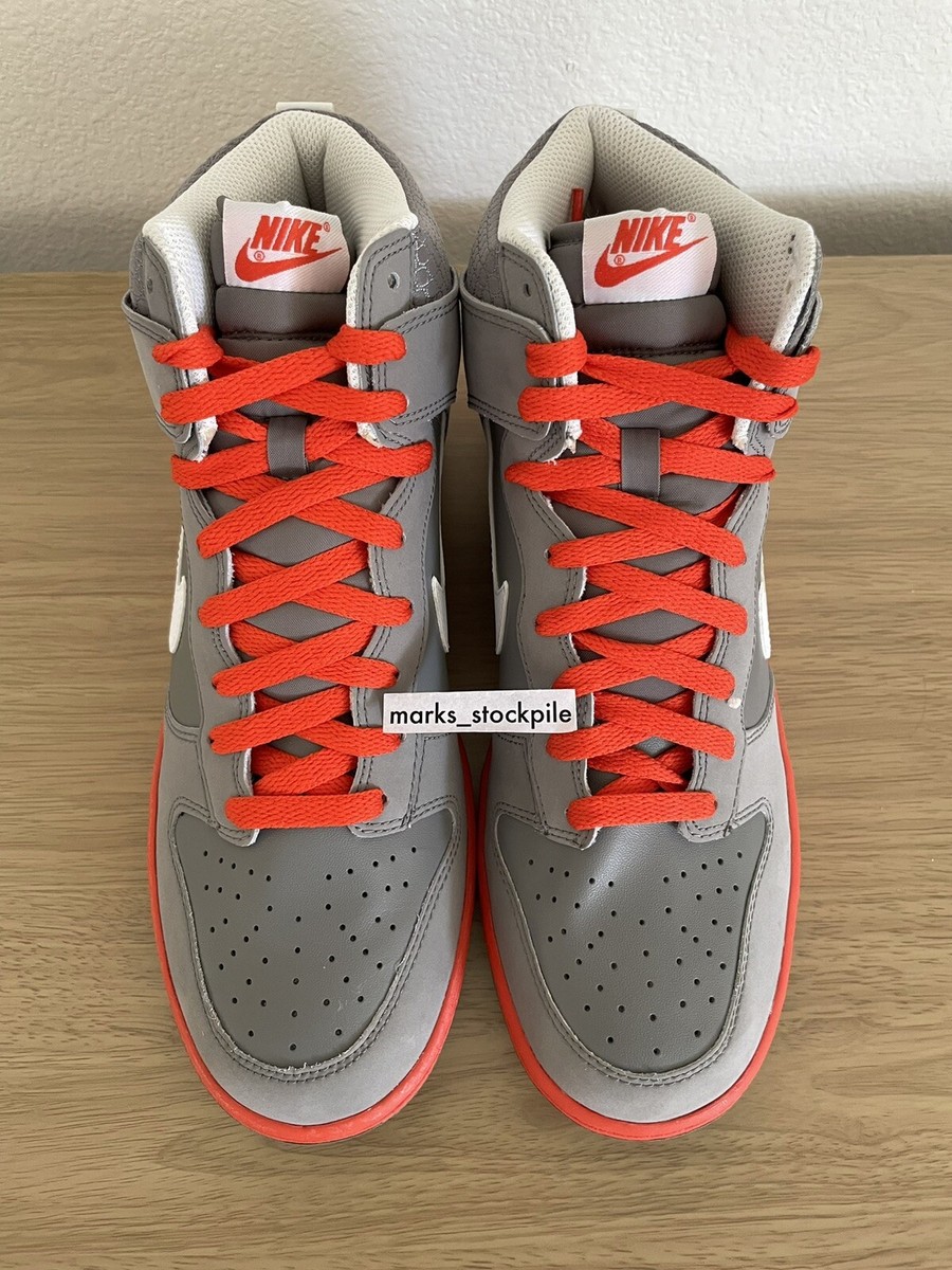2010 Nike Dunk High Unpigeon Light Charcoal White Team  display picture 3