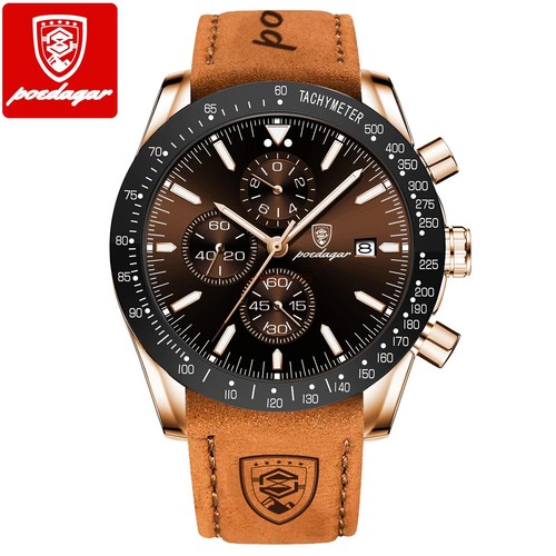 Men Watch Sport Chronograph Silicone Quartz Watches Waterproof Mens Wristwatch - Picture 19 of 20