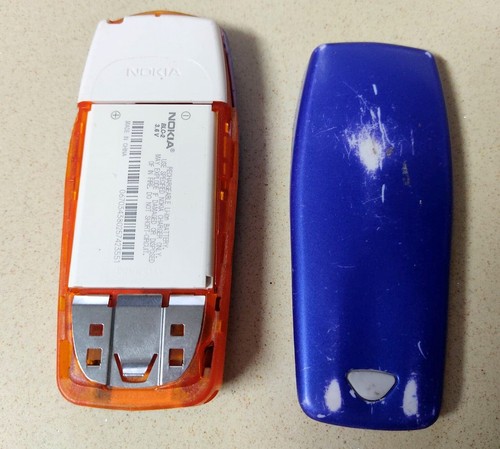 Nokia 3510i Vintage In Midnight Blue Orange Made In Hungary untested - Afbeelding 5 van 7