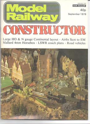 Model Railway Constructor September 1978 DH