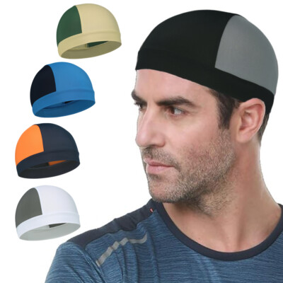 Skull Cap UPF 50+ Anti-UV Summer Cap Quick Dry Cooling Hat Beanie Helmet Liner