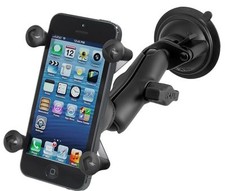RAM Mount Twist Lock Locking Suction Cup Mount w/ X-Grip Cradle RAM-B-166-UN7U