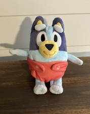 Bluey Friends Baby Bluey Plush with Diaper Stuffed Toy 8" Potty Training Puppy