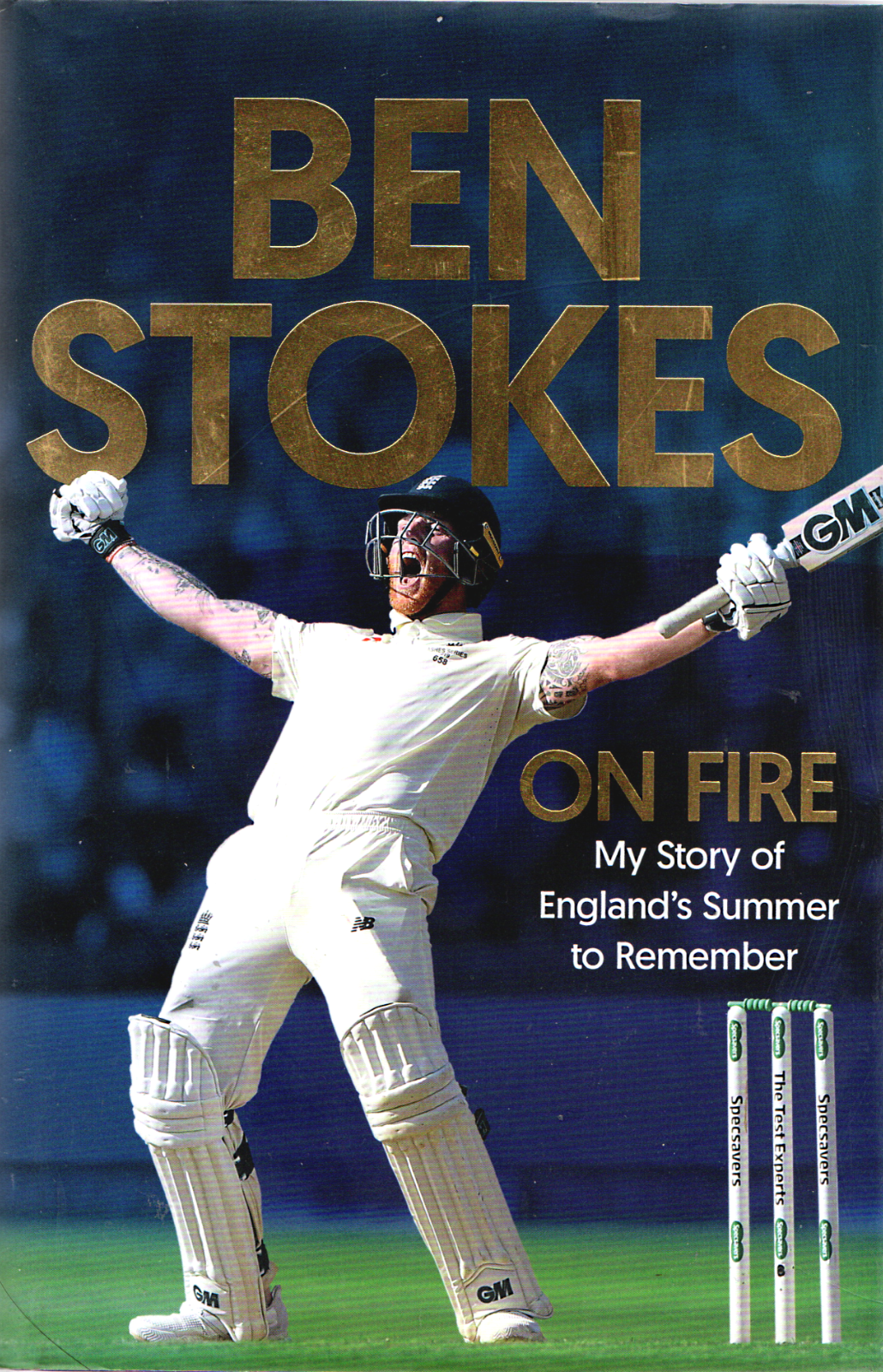 On Fire - My Story of England's Summer to Remember - Ben Stokes  HARDBACK V.GOOD