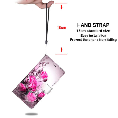 Para Samsung Galaxy S24 S23 A54 Flor Cuero PU Billetera Tarjeta Abatible Soporte Estuche - Imagen 14 de 34