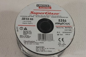 LINCOLN Electric 5356 Aluminum MIG wire, 0.035"/0.9mm ,new ...