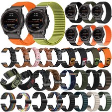 Quick Fit For Garmin Instinct 3 45mm/50mm Amoled Silicone Nylon Watch Band Strap