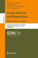 Group Decision And Negotiation: Behavior, Models, And Support Morais (U. A.) Xii