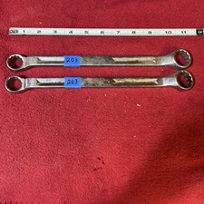 Snap On 3/4"-7/8" 12PT Chrome Offset Box End Wrench XV-2428