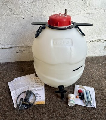 King Keg Homebrew Fass Top Zapfhahn mit Balliihoo Co2 Kontrollkappe Bier Apfelwein Wein 