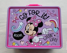 The Tin Box Disney Minnie Mouse Tin Box Lunch Box - 7.5' in x 6' in x 2.5' in