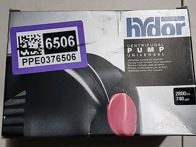 New Open Box Hydor Centrifugal Submersible Aquarium Water Pump  740 GPH