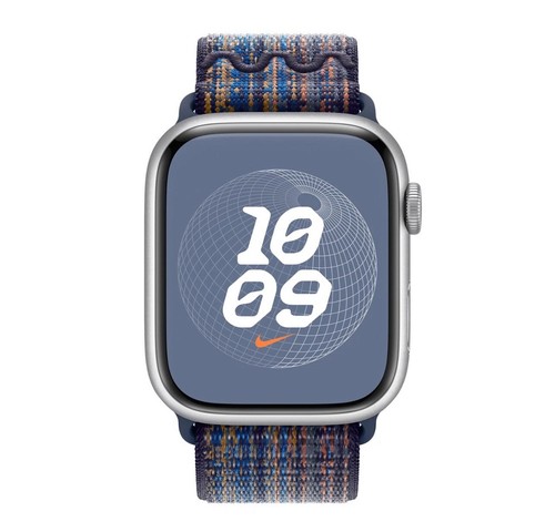 Bracelet boucle sport authentique Apple Watch Nike jeu royal / orange 49 mm 46 mm 45 mm 44 mm - Photo 9/9
