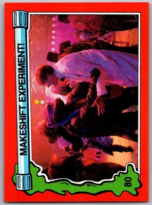   1991 Topps Teenage Mutant Ninja Turtles II #80 Makeshift Experiment!