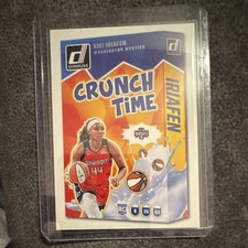 2025 Panini Donruss WNBA Crunch Time Kiki Iriafen #20 Rookie Mystics