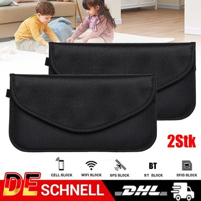 2 Stück RFID Strahlenschutz Faraday Tasche Handy Signal Blocker Autoschlüssel