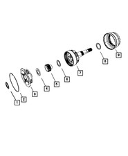 Genuine Mopar Needle Roller Thrust Bearing 4799469 Genuine Mopar Needle Roller Thrust Bearing 4799469