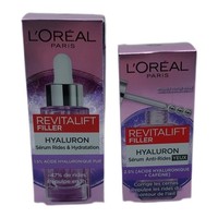L'oréAl Paris - Routine HyaluronsäUre Gesichtsserum & Augenserum Revitalift Fill