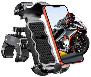 Babacom Porta Cellulare Moto Ultra Stabile & 1S Blocco Rapido Porta Cellulare