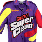 Vtg 90s NHRA Crew Shirt M Simpson Castrol Kessinger Larry Morgan USA Big Logo