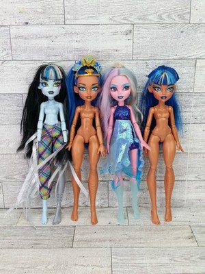 Monster High Music Fest Doll Lot 4 Frankie Stein Lagoona Blue Cleo De Nile Dolls