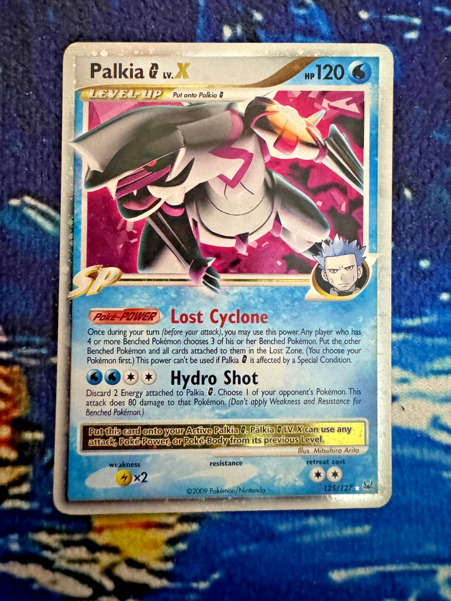 POKEMON • Palkia G LIV X ULTRA RARE CARD HOLO • PLATINUM 125/127