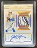 2023 Panini Flawless Justin Herbert Signature Gloves Auto #/25 Chargers