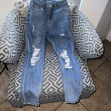 Wild Fable Womens Distressed Denim Jeans Size 00 - High Rise Mom Jean