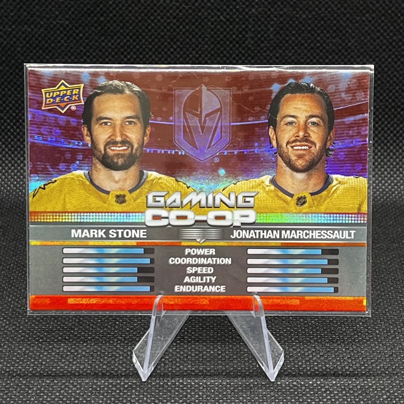 2024-25 Vegas Knights Upper Deck Series 1 Mark Stone, Jonathan Marchessault
