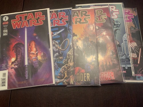 Star Wars-Prelude to Rebellion & More - #1-18 Lot Dark Horse Comic Books 1998