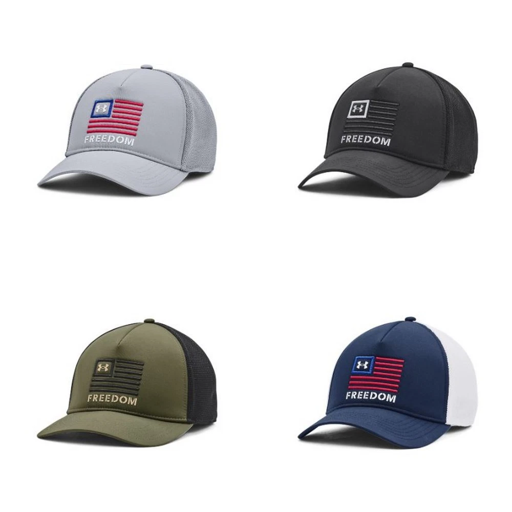Under Armour 1351640 Men's UA Freedom Trucker Hat Headwear Baseball Cap, OSFA
Opens in a new window