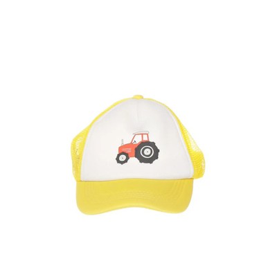 Baseball-Mütze, Größe: ONE SIZE, Gelb/Weiß, Unisex (Erwachsene) #iyT