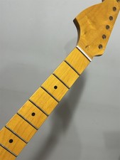 Reverse big Head 22fret Yellow Gloss Maple Electric Guitar Neck part