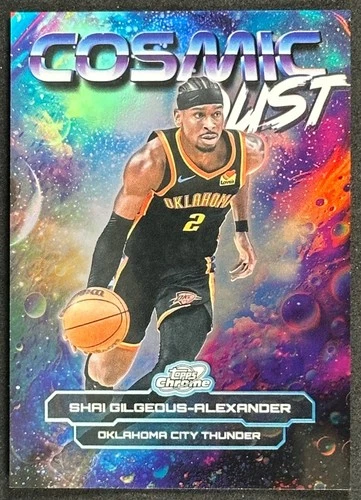 2025 Topps Cosmic Chrome Shai Gilgeous-Alexander Base (RAW)