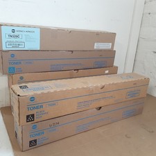 Lot of 6 OEM Konica Minolta TN328 CMYK OEM Toners 2bk,2cyan,1magenta,1yellow