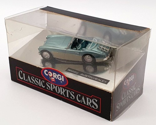 Corgi 1/43 Scale Diecast 96220 - Austin Healey Open Top - Blue/Ivory - Picture 5 of 5