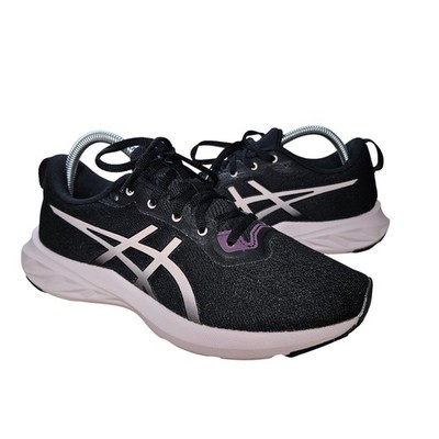 ASICS Versablast 2 Running Shoes Women 9 Black Pink Mesh Athletic 1012B179 Train